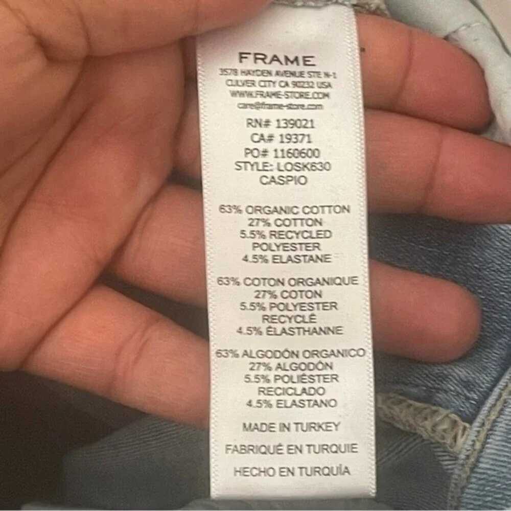 FRAME Le One Skinny Jeans Size 2 - Picture 10 of 11